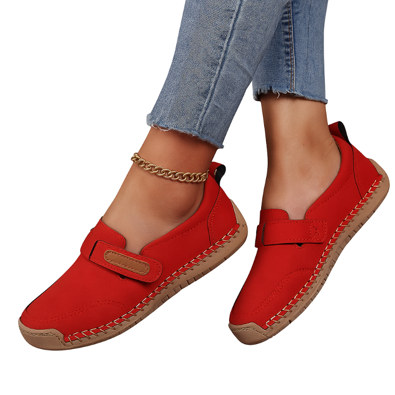 Damen Freizeitschuhe Beige Mit Rutschfester Sohle Komfort