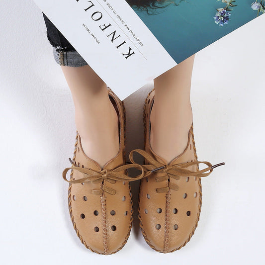 Bequeme orthopädische Low-Top-Schuhe mit flacher Sohle