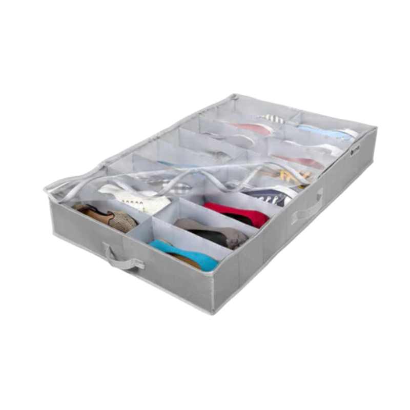 Foldable Under Bed Shoe Storage Organizer