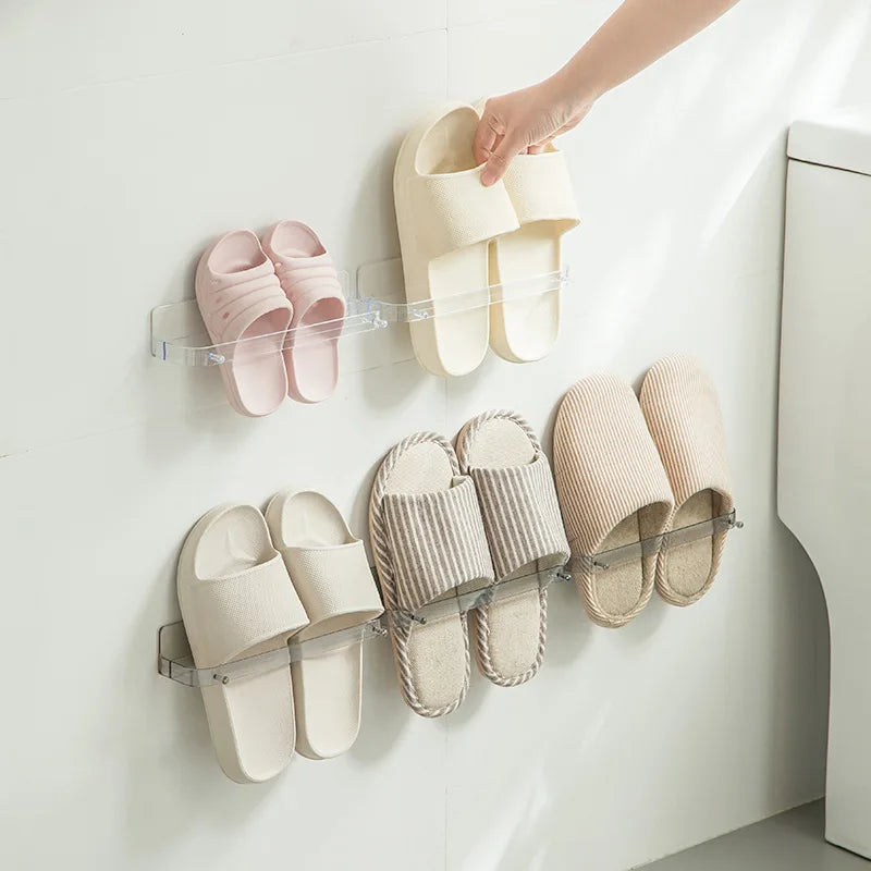 Bathroom Wall-mounted Rack for Slippers