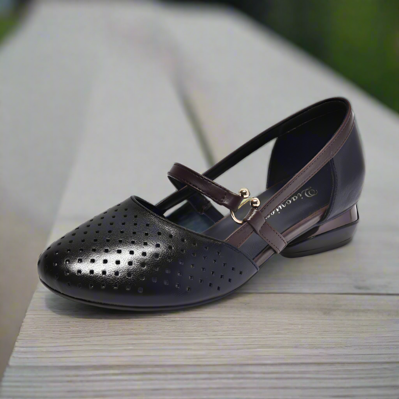 ComfyWalk Damen Sandalen Atmungsaktiv Breite Zehenbox