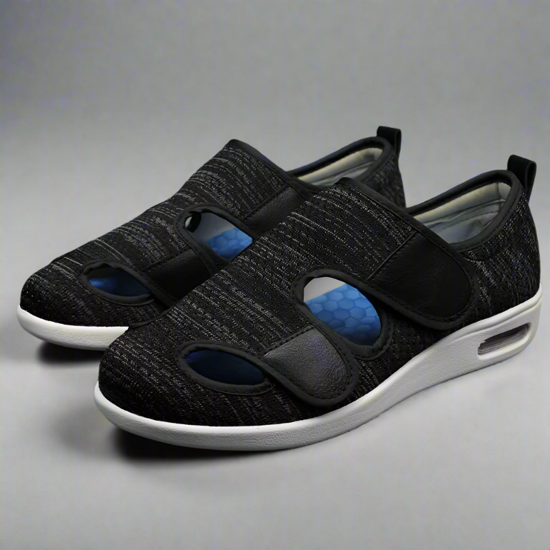 Diabetiker Komfortschuhe Extraweit Orthopädisch Dunkelgrau