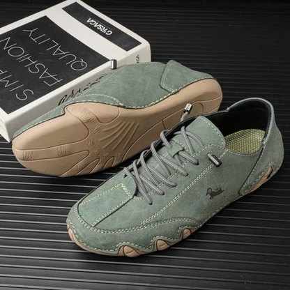 ANS Barefoot Sneaker Weiß Leder Weite Zehenbox Minimal