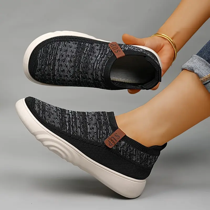 Sup Walkingschuhe Atmungsaktiv Slip On Orthopädische Sohle