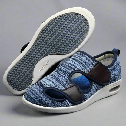 Diabetiker Komfortschuhe Extraweit Orthopädisch Dunkelgrau