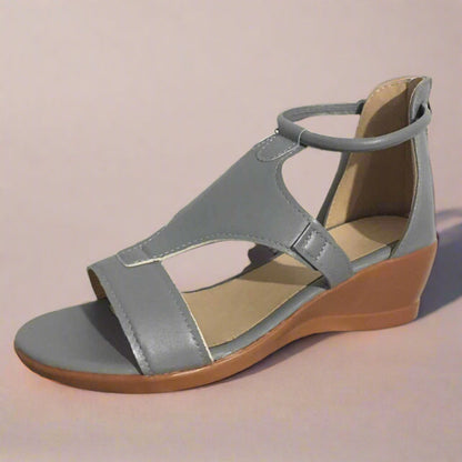 Bequeme Keilsandalen Mit Niedriger Plattform 4 cm Keilabsatz