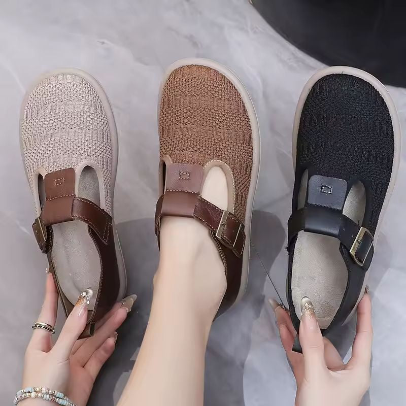 Bequeme Mesh Freizeitschuhe Damen Orthopädisch Atmungsaktiv