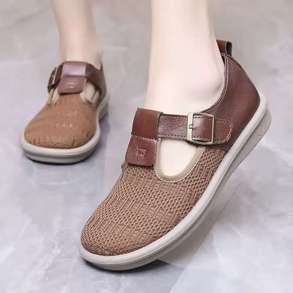 Bequeme Mesh Freizeitschuhe Damen Orthopädisch Atmungsaktiv