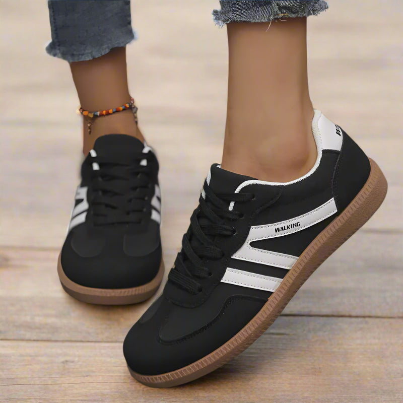 Urban Leopard Patchwork Sneaker Damen RutschfesteSohle