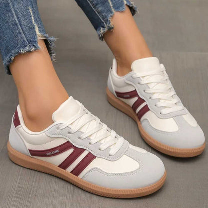 Urban Leopard Patchwork Sneaker Damen RutschfesteSohle