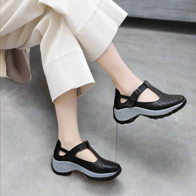 BrandX Damen Atmungsaktive Sneaker Sandalen Komfort