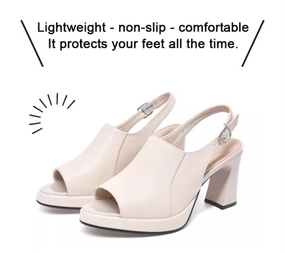 Bequeme Sandalen Mit Mittlerem Absatz Für Bunionen