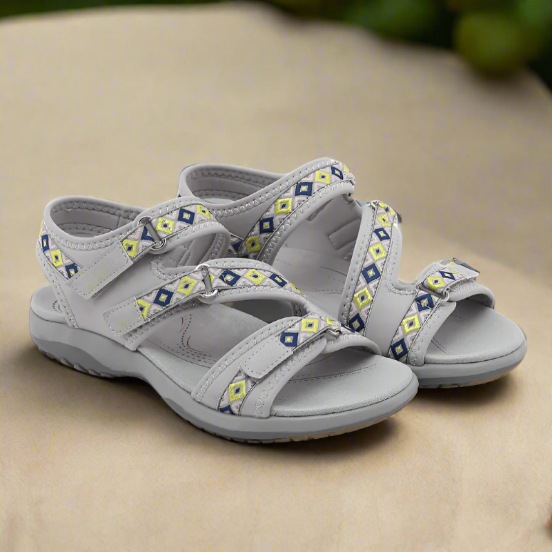 Damen Sandalen Mit Fersenriemen