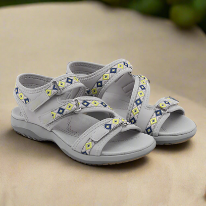 Damen Sandalen Mit Fersenriemen