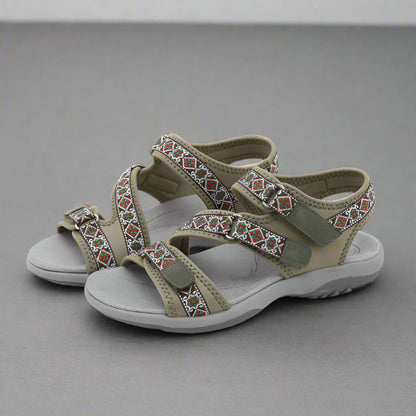 Damen Sandalen Mit Fersenriemen