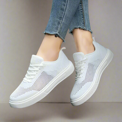 MY Atmungsaktive Mesh Sneaker Mit Cut Outs Alltag Schwarz