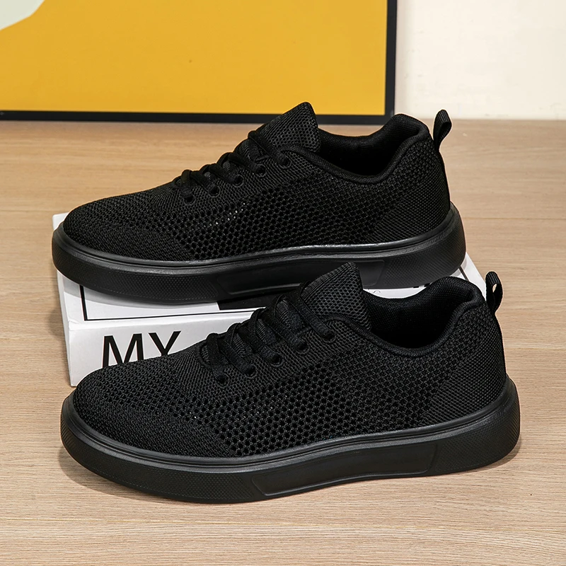 MY Atmungsaktive Mesh Sneaker Mit Cut Outs Alltag Schwarz
