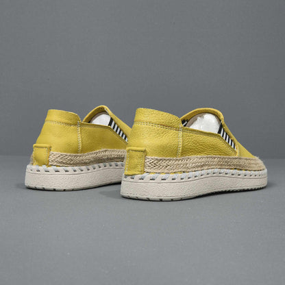 Eigenmarke Rindsleder Espadrilles Unisex Bordeauxrot