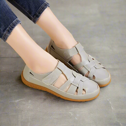 Orthopädische Sommersandalen Damen Mit Fußstütze Schwarz