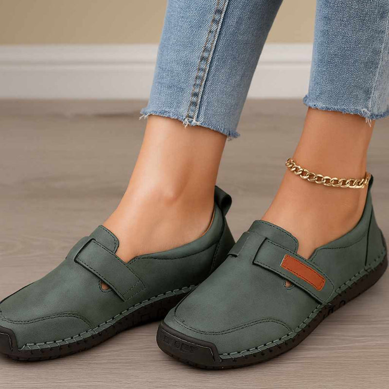 Damen Freizeitschuhe Beige Mit Rutschfester Sohle Komfort