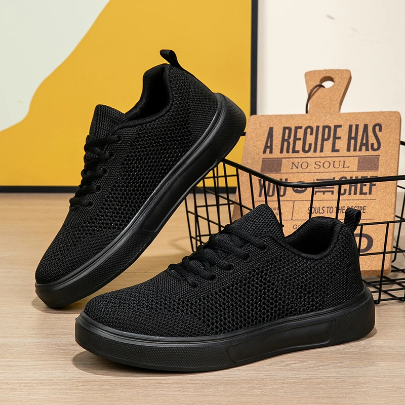 MY Atmungsaktive Mesh Sneaker Mit Cut Outs Alltag Schwarz