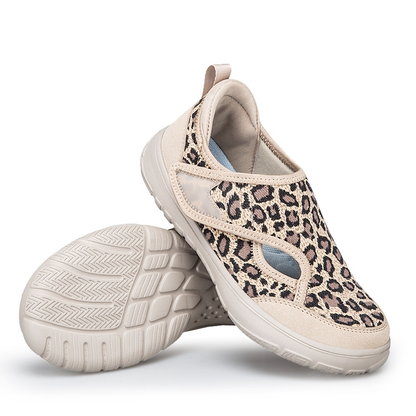 Leopard Print Orthopädische Slip-On Schuhe Für Damen