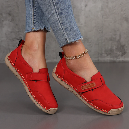 Damen Freizeitschuhe Beige Mit Rutschfester Sohle Komfort