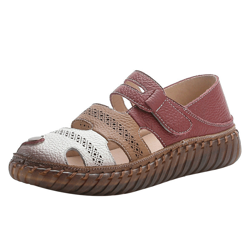 Bequeme Damenschuhe mit Weicher Sohle und runder Zehenform