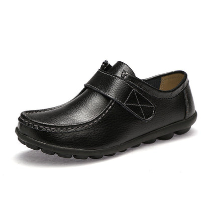 Orthopädische Lederloafer Damen Mit Klettverschluss