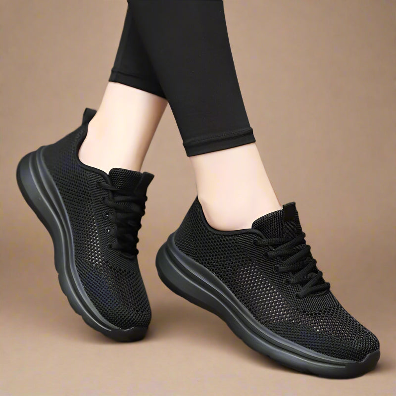 Buni Shoes Damen Sneaker Hallux Orthopädische Schwarz