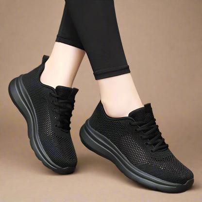 Buni Shoes Damen Sneaker Hallux Orthopädische Schwarz