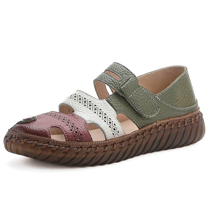 Bequeme Damenschuhe mit Weicher Sohle und runder Zehenform