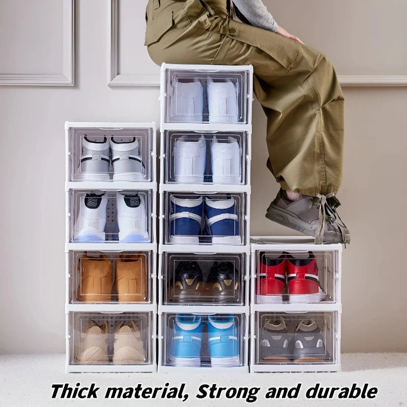 Allergy-Friendly Collapsible Storage Box for Shoes