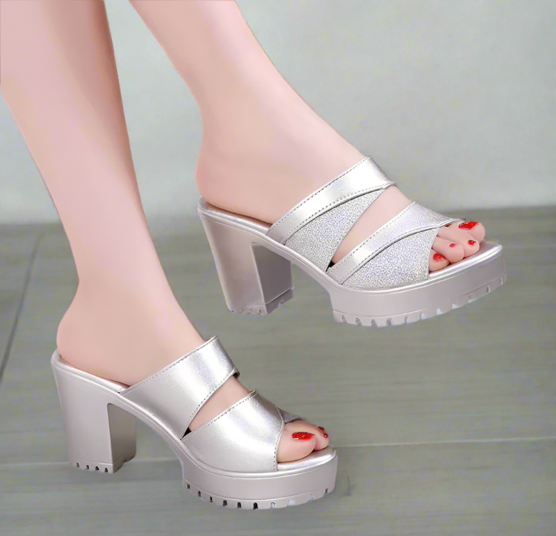 FlexiCare Orthopädische Sandalen Blockabsatz Bequem Damen