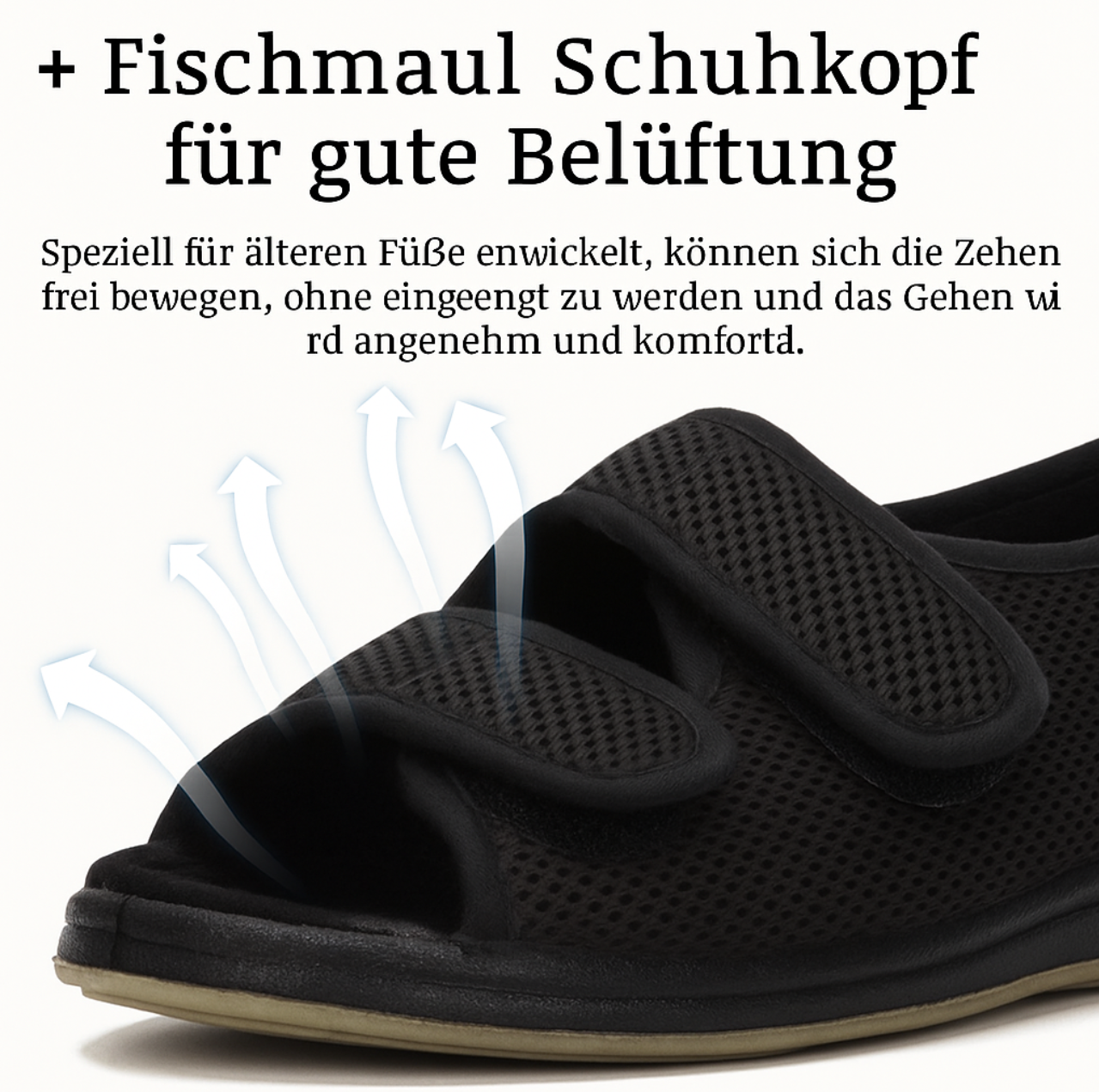 ComfortFit Postoperativ Sandalen Beige Weit Erholung