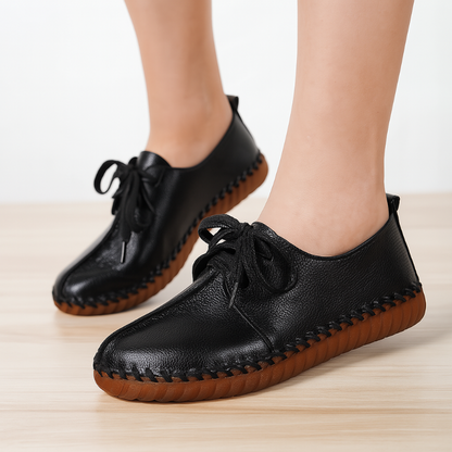 Bequeme orthopädische Low-Top-Schuhe mit flacher Sohle