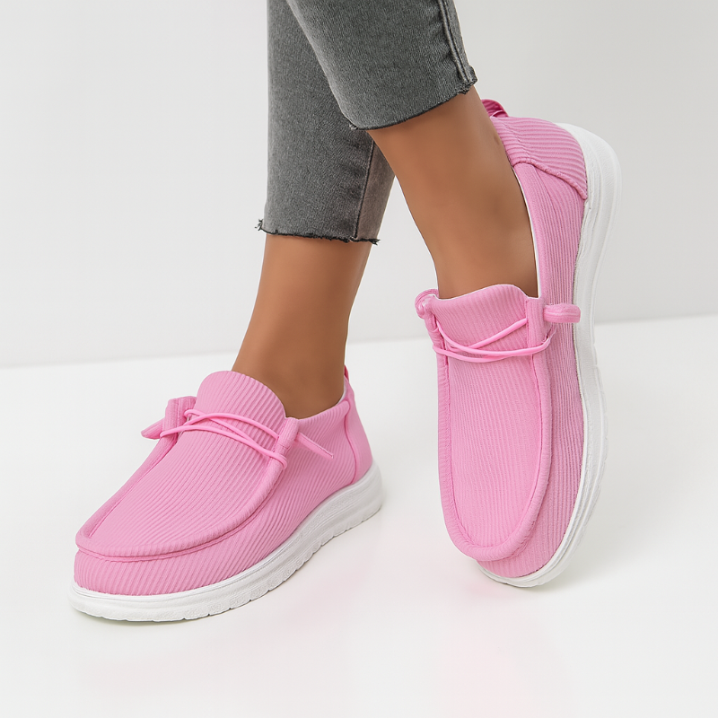 Damen Senfgelb Canvas Sneaker Plattform Sommerkomfort