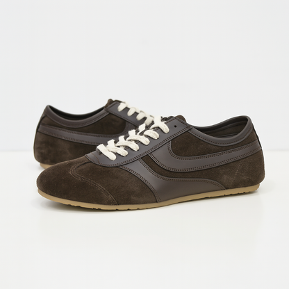 Klassische Ledersneaker mit Schnürung – Komfortable, zeitlose Damenschuhe