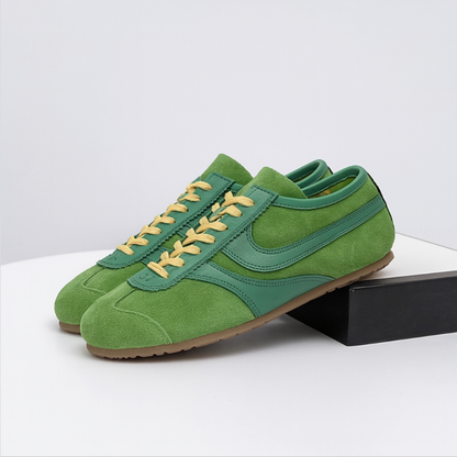 Klassische Ledersneaker mit Schnürung – Komfortable, zeitlose Damenschuhe