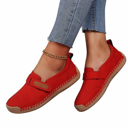 Damen Freizeitschuhe Beige Mit Rutschfester Sohle Komfort