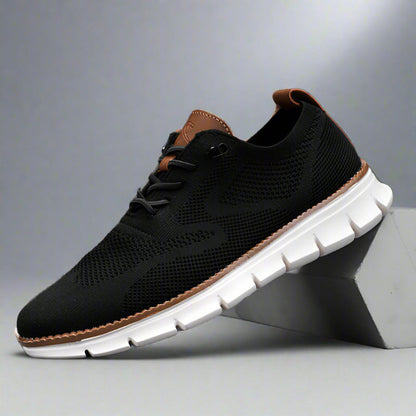 Klassische Herren Slip On Schuhe Beige Netzstruktur Komfort