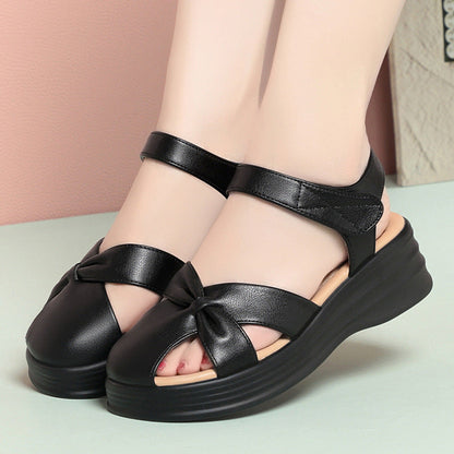 Leichte Keilsandalen Damen Fußgewölbeunterstützung Bequem