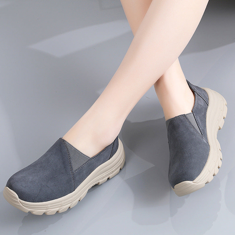 Orthopädische Damen Sneaker Mit Dicker Sohle