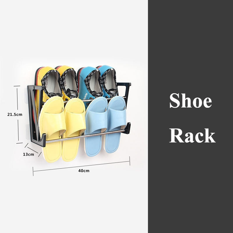 Self Adhesive Wall Hanging Shoe Rack