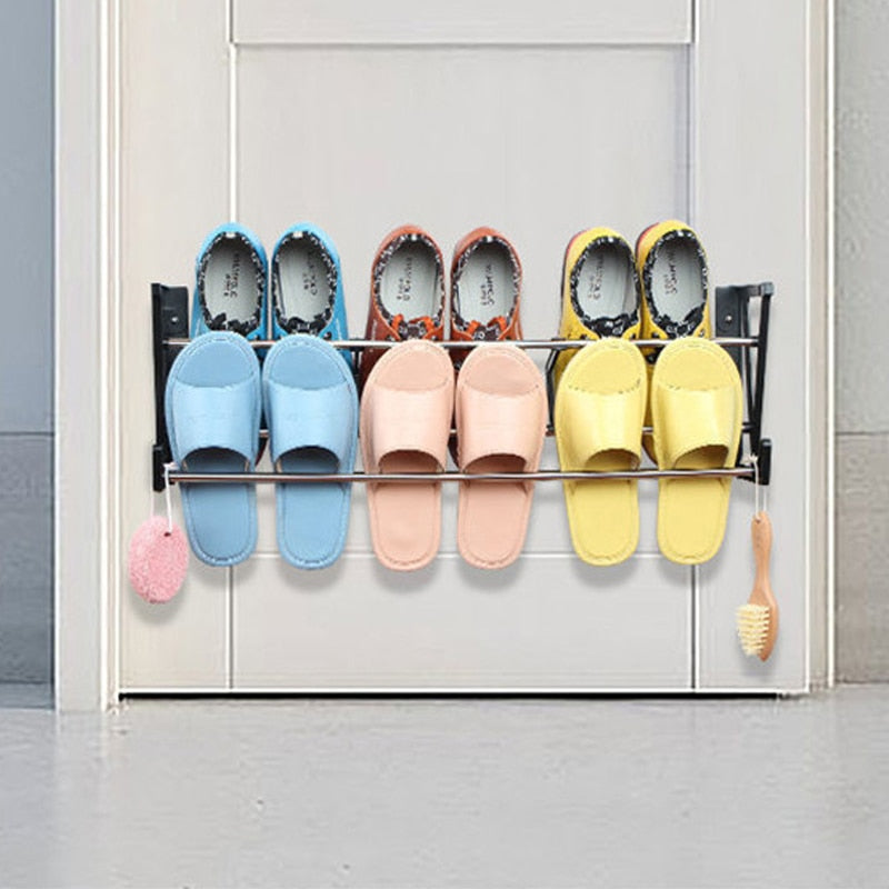 Self Adhesive Wall Hanging Shoe Rack