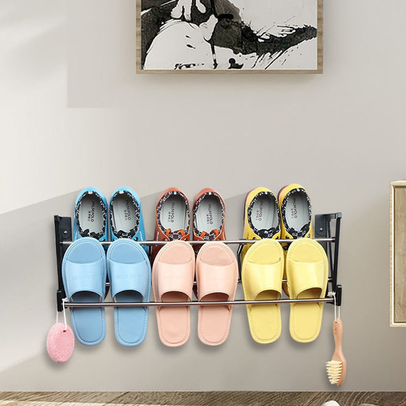 Self Adhesive Wall Hanging Shoe Rack