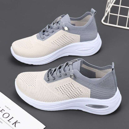 Bunion Hallux Korrektur Sneakers Damen Freizeitschuhe Beige