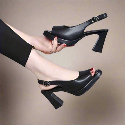 Orthopädische Damensandalen Mit Absatz Gedächtnisschaum