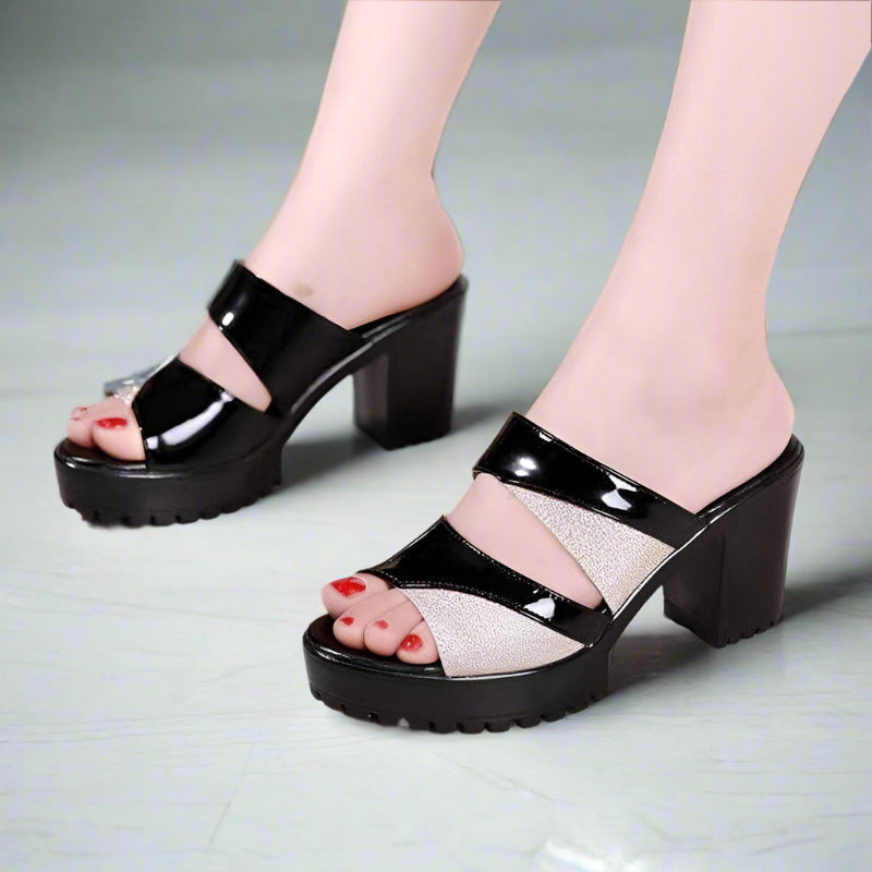 FlexiCare Orthopädische Sandalen Blockabsatz Bequem Damen