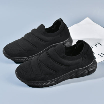 Orthopädische Slip On Damenschuhe Dunkelblau Fußunterstützung